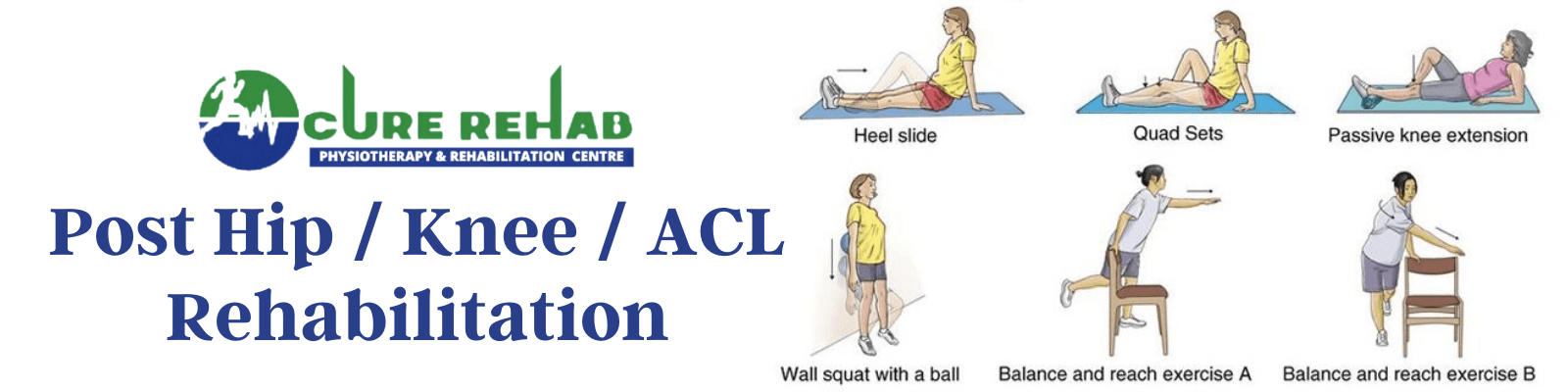 Post Hip Knee ACL Care at Cure Multispeciality Rehab